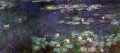 Verde Reflejo mitad derecha Claude Monet Impresionismo Flores